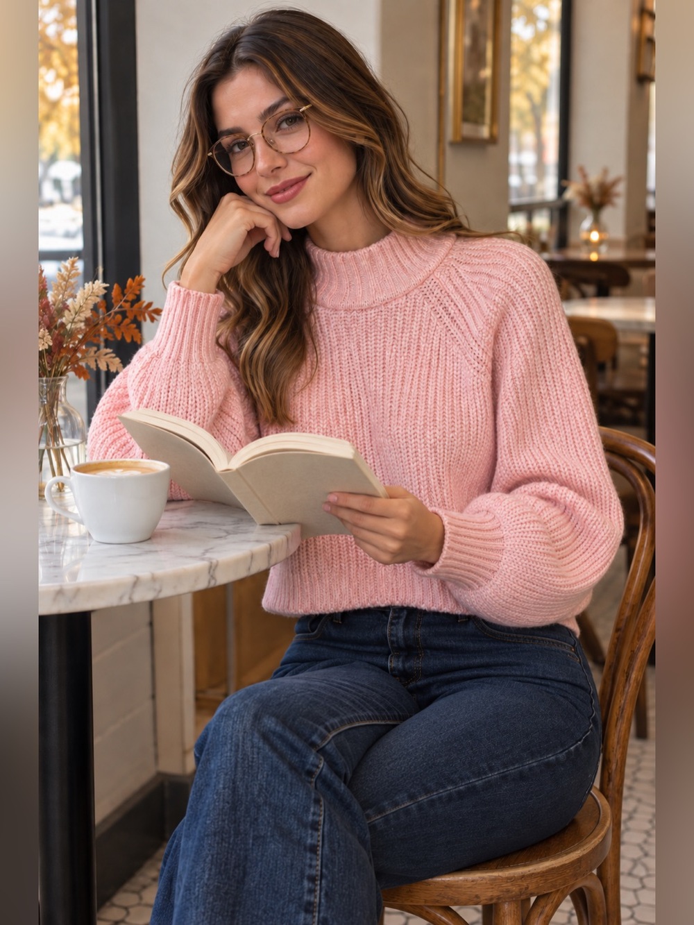NWT Club Monaco Pink Ribbed Mock Neck Sweater Size XS $159